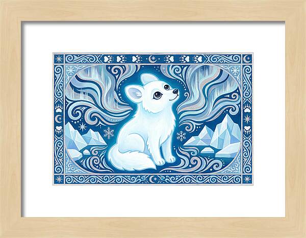 Arctic Wolf In Winter Wonderland