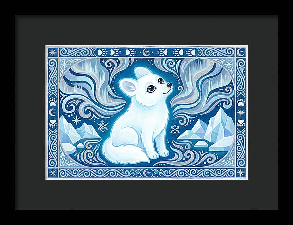 Arctic Wolf In Winter Wonderland