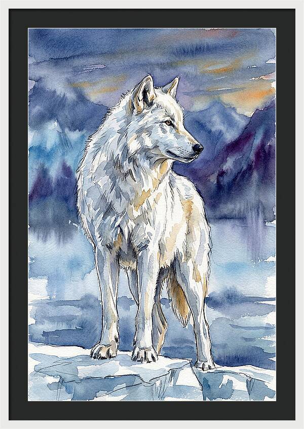 Arctic Wolf Standing Proud