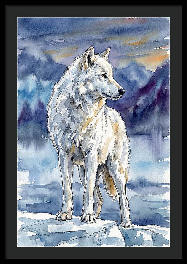 Arctic Wolf Standing Proud