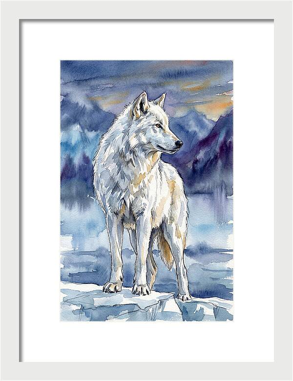 Arctic Wolf Standing Proud