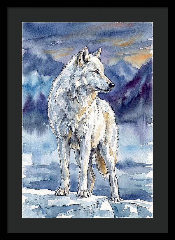 Arctic Wolf Standing Proud