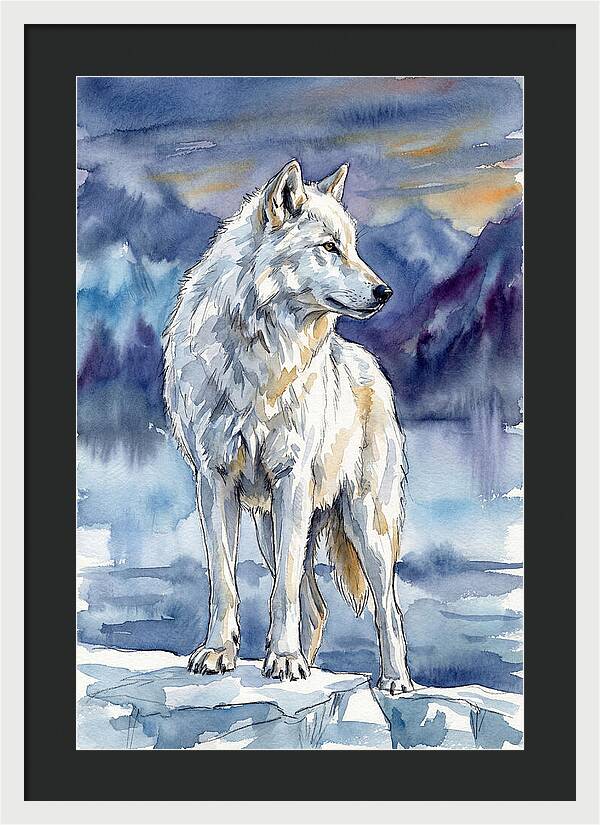 Arctic Wolf Standing Proud
