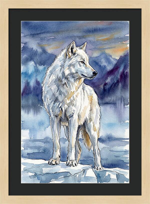 Arctic Wolf Standing Proud