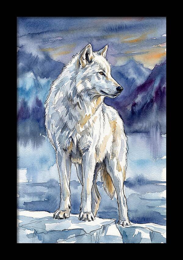 Arctic Wolf Standing Proud