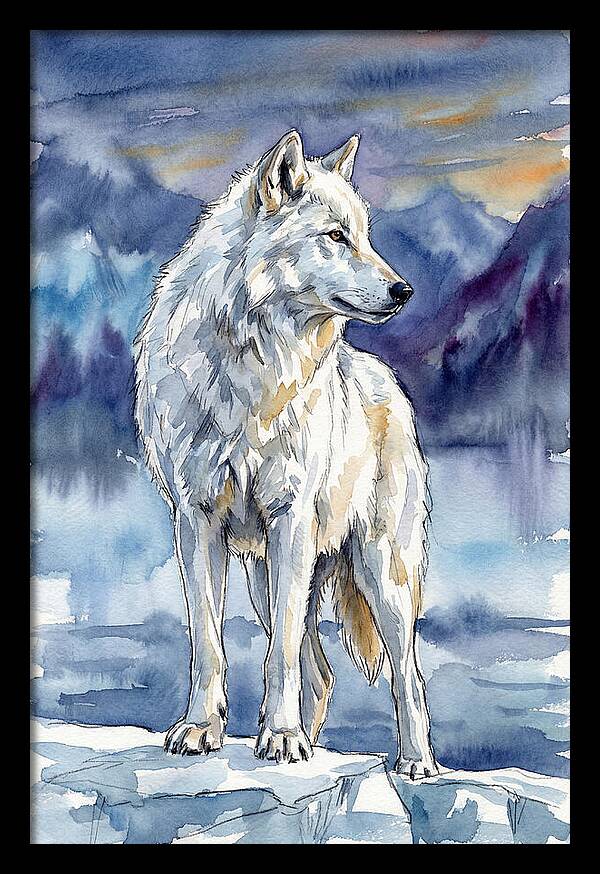 Arctic Wolf Standing Proud