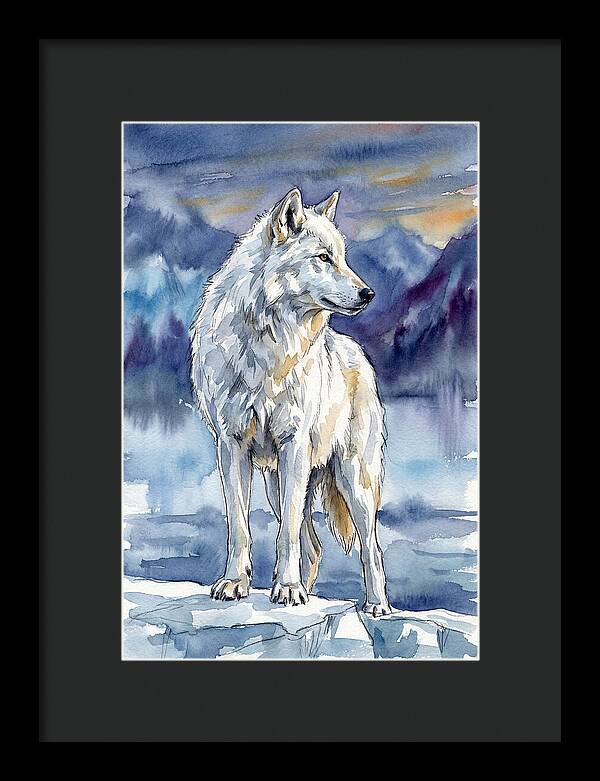 Arctic Wolf Standing Proud