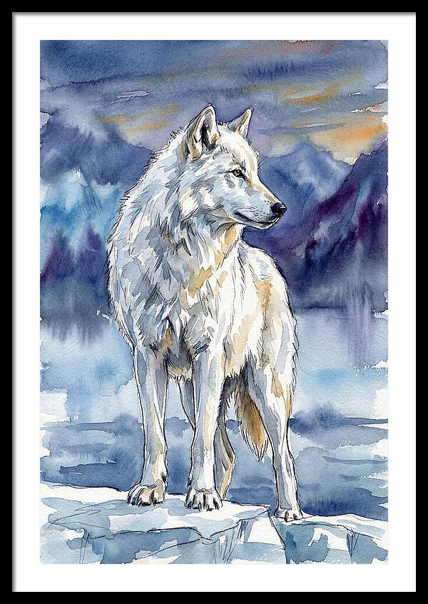 Arctic Wolf Standing Proud