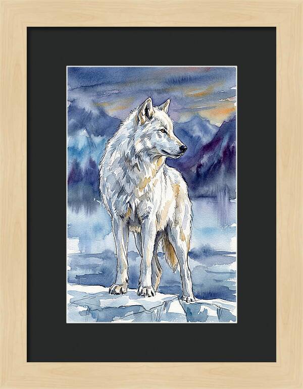 Arctic Wolf Standing Proud