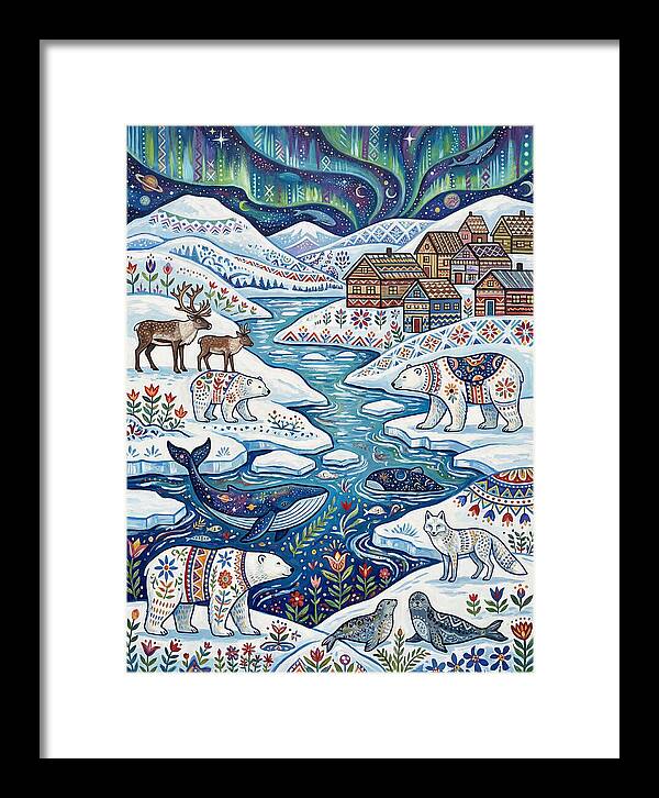 Arctic Wonderland With Folk Art