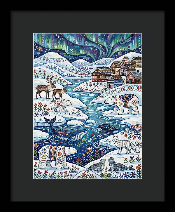 Arctic Wonderland With Folk Art