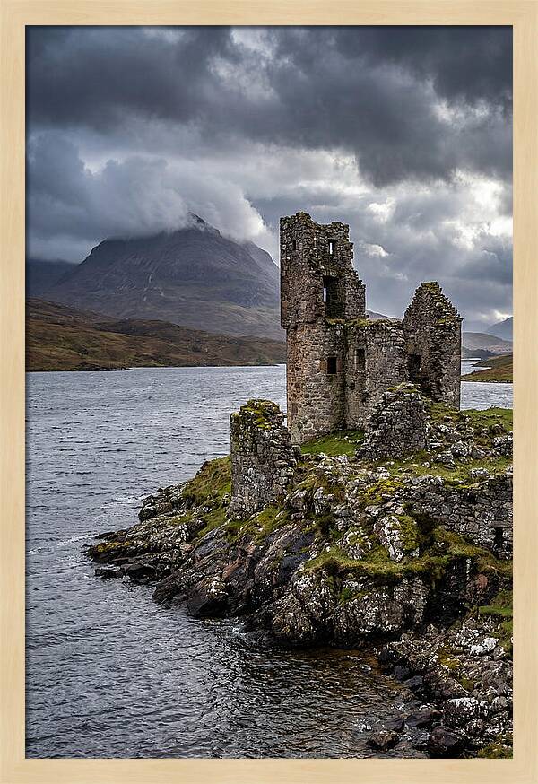 Ardvreck Castle Ruins By Loch Assynt