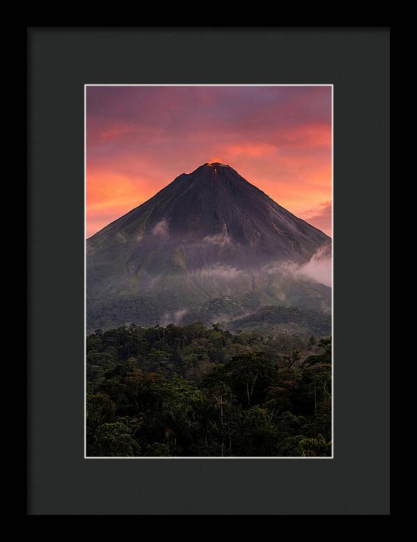 Arenal Volcano At Dusk