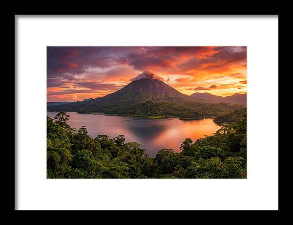 Arenal Volcano At Golden Hour