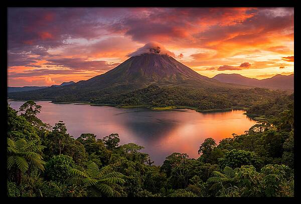 Arenal Volcano At Golden Hour