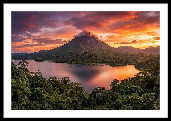 Arenal Volcano At Golden Hour