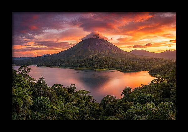 Arenal Volcano At Golden Hour