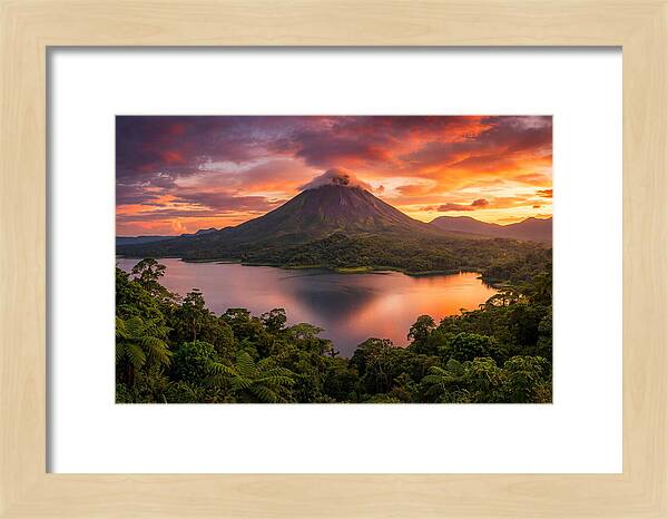 Arenal Volcano At Golden Hour