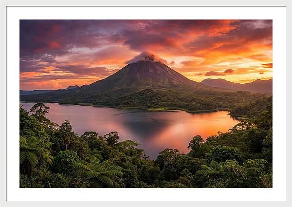 Arenal Volcano At Golden Hour