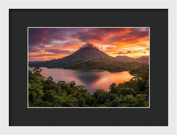 Arenal Volcano At Golden Hour