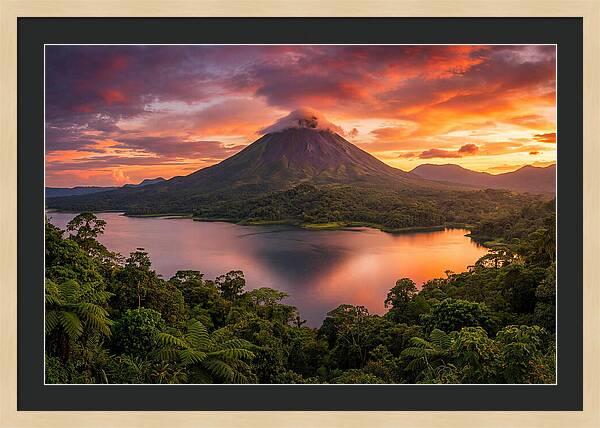 Arenal Volcano At Golden Hour