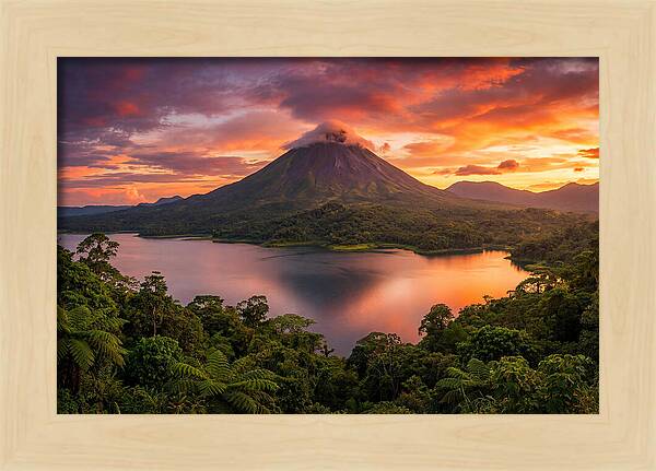 Arenal Volcano At Golden Hour
