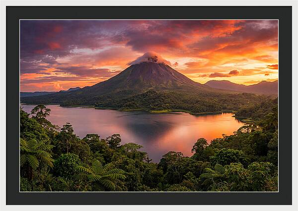 Arenal Volcano At Golden Hour