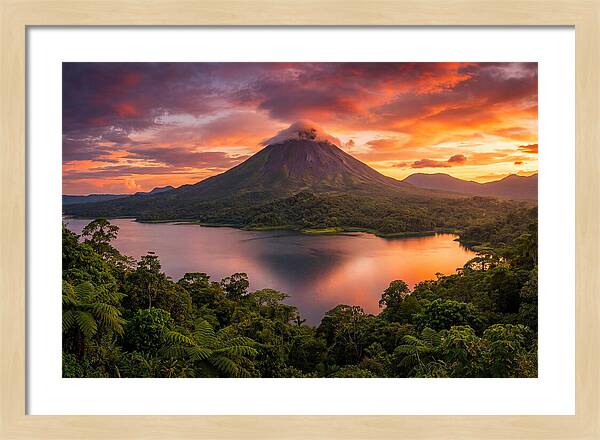 Arenal Volcano At Golden Hour
