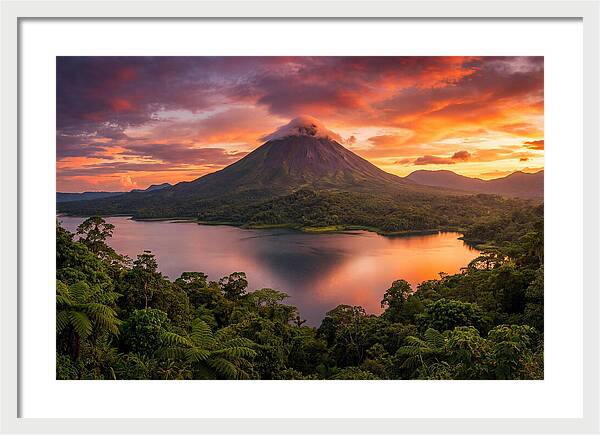 Arenal Volcano At Golden Hour