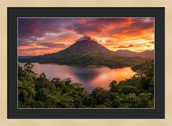 Arenal Volcano At Golden Hour