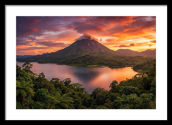 Arenal Volcano At Golden Hour