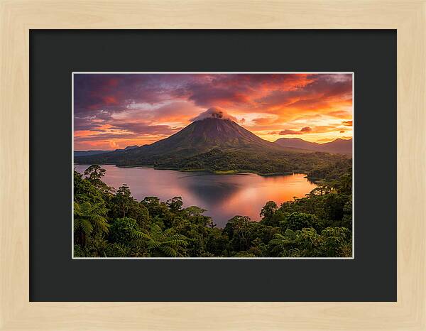 Arenal Volcano At Golden Hour