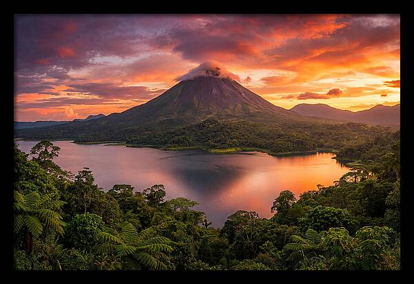 Arenal Volcano At Golden Hour