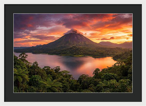 Arenal Volcano At Golden Hour
