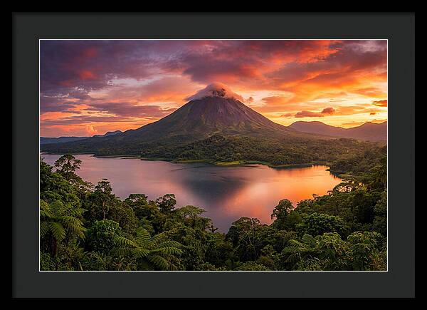 Arenal Volcano At Golden Hour