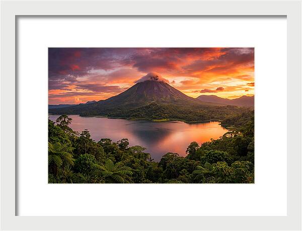 Arenal Volcano At Golden Hour