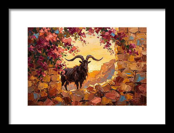 Argali In Blooming Landscape