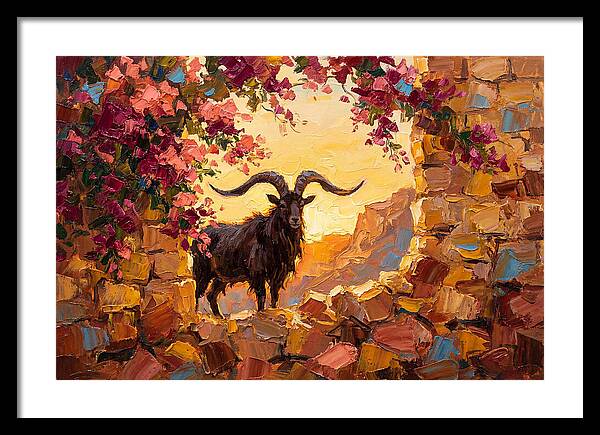 Argali In Blooming Landscape