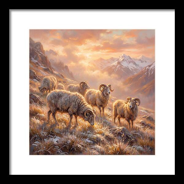 Argali In The Dawn