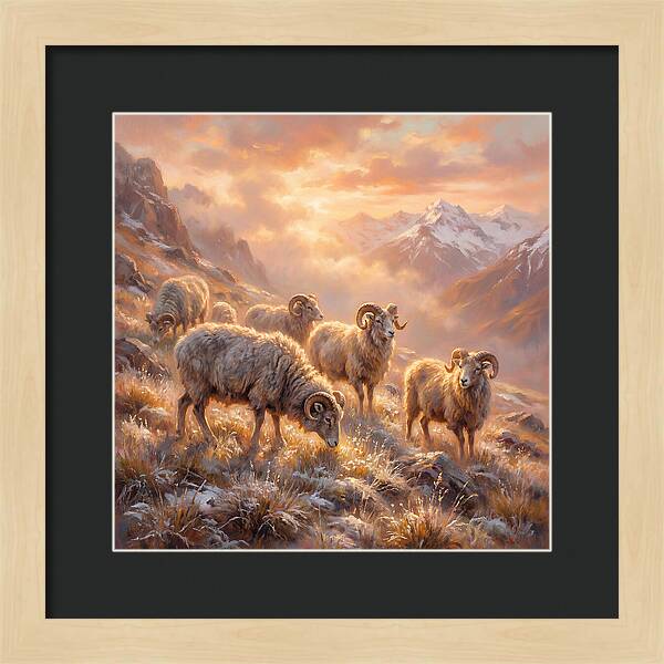 Argali In The Dawn
