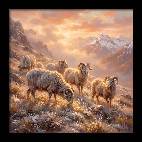Argali In The Dawn