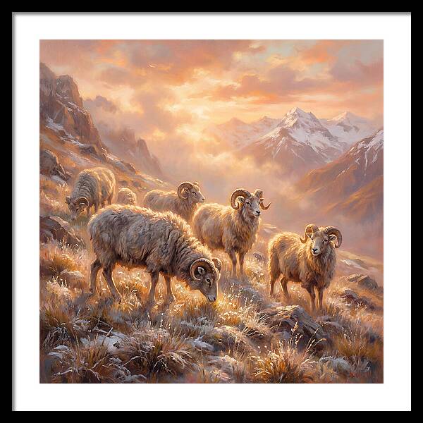Argali In The Dawn