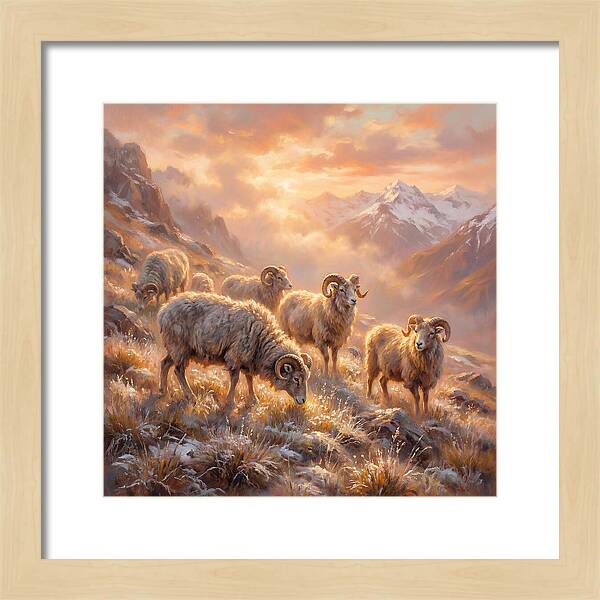 Argali In The Dawn