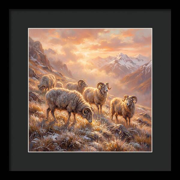 Argali In The Dawn