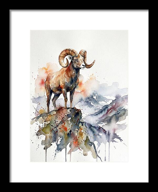 Argali On The Mountain