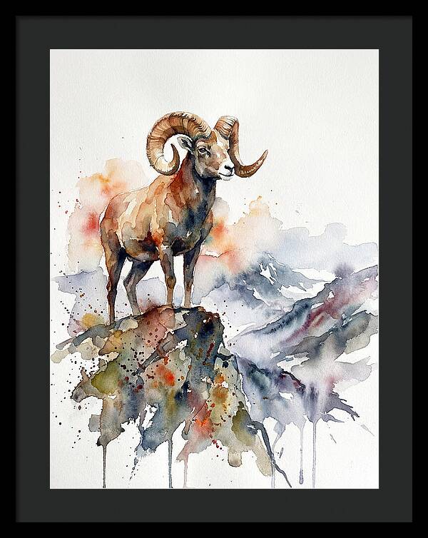 Argali On The Mountain