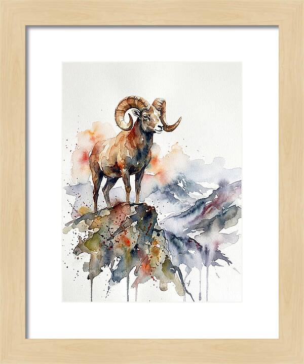 Argali On The Mountain