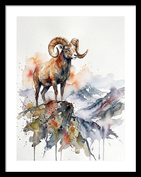 Argali On The Mountain