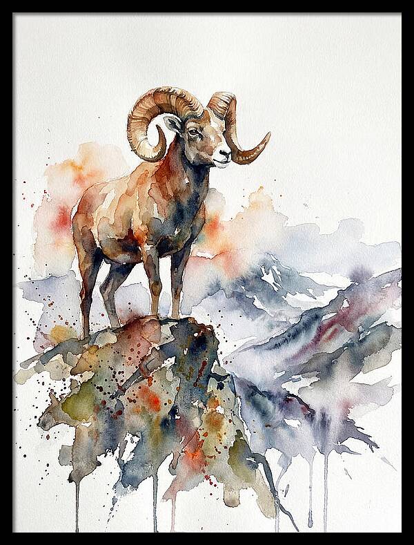Argali On The Mountain