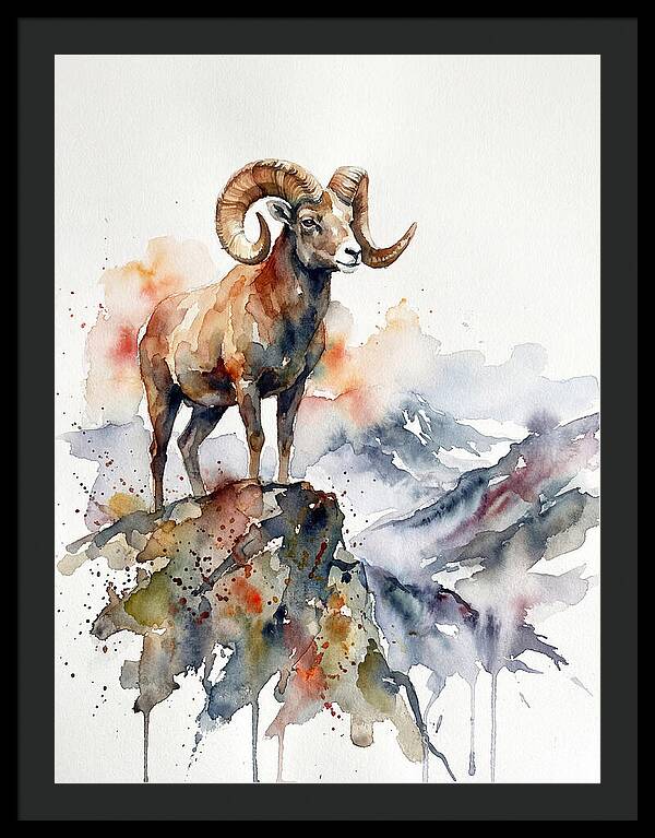 Argali On The Mountain